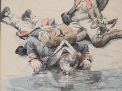 Paul-Emile BOUTIGNY (1854-1929)
Soldats de...