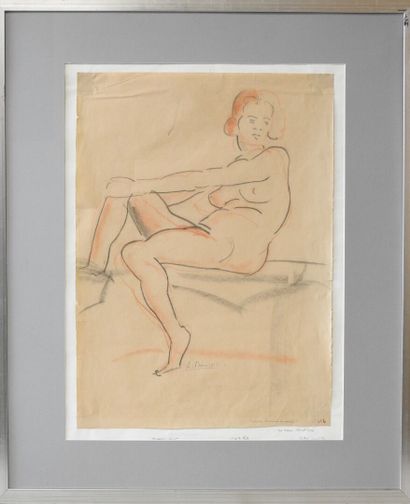 Anne FRANCAIS (1908-1995)
Assise, balancée...