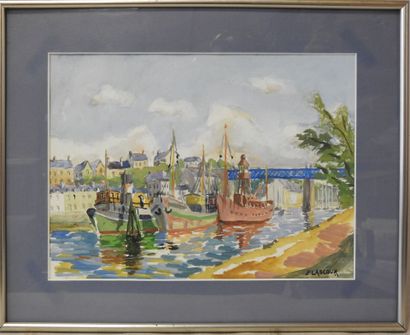 Jean-Pierre LASCOUX - XXeme
Le port Rhu à...