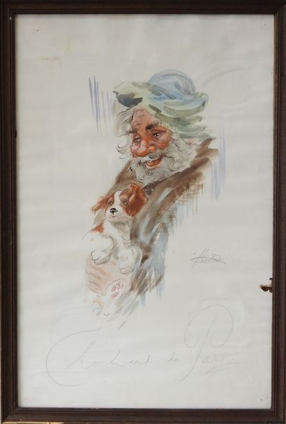 Alice HUERTAS - XXeme
The tramp of Paris
Watercolor...