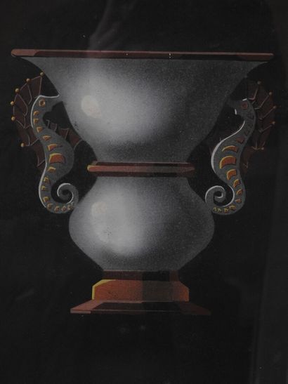 Guy PÉCHARD - XXeme
Projet de vase
Gouache...
