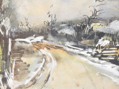 Maurice de Vlaminck (1876-1958) d'après
Rue...