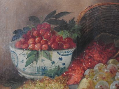 DORIA - XXeme
Nature morte aux cerises, poires...