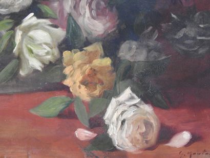 Georges MOUTON (1862-1924)
Bouquet aux roses
Huile...