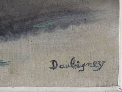 DAUBIGNEY
Bouquet de rose
Oil on canvas
Signed...