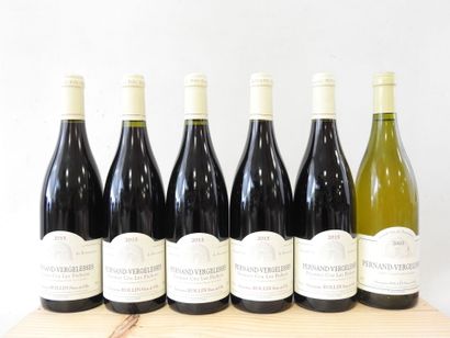 6 bottles 
1 bottle Pernand-Vergelesses,...