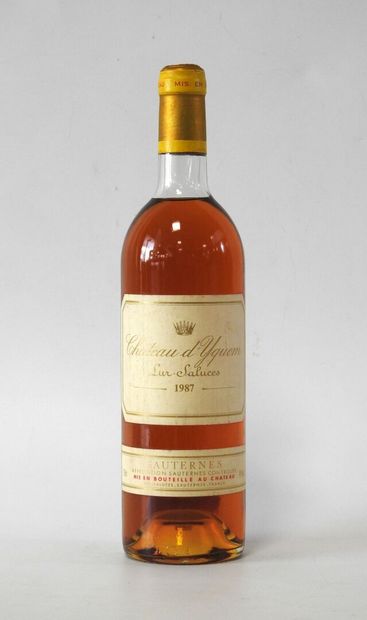 1 bottle
Château d'Yquem - Sauternes - 1987.
Tiny...