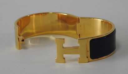 HERMES - Paris
Clic H model bracelet in gilt...