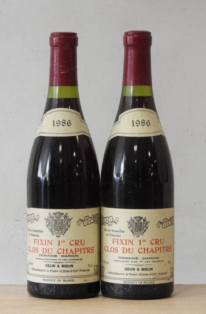 2 bottles
Domaine Marion - Fixin 1er Cru...