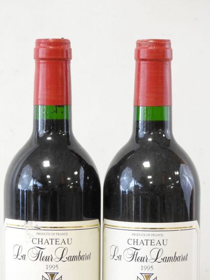 2 bottles 
Château La Fleur Lambaret, Pomerol,...