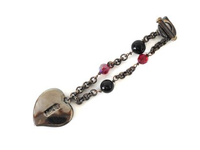 Yves SAINT LAURENT
Patinated metal bracelet...