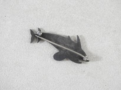 Georg JENSEN (1866-1935)
Silver dolphin brooch...