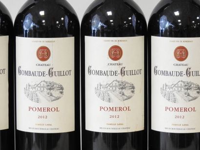 5 bottles 
Château Gombaude-Guillot , Pomerol,...