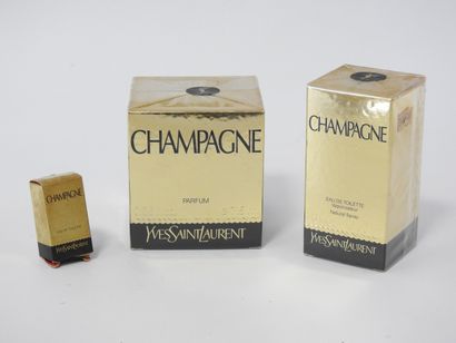 PARFUMS - Yves SAINT-LAURENT
Champagne
Lot...