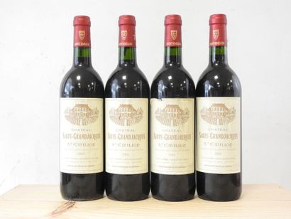 4 bottles
Château Sarpe-Grandjacques, Saint-Emilion,2004.
Wear...