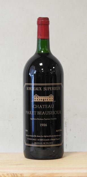 1 magnum
Château Paret Beauséjour - Bordeaux...