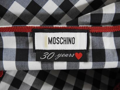 MOSCHINO
Robe manche courte en coton à carreau...
