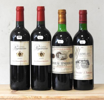 4 bottles
2 Château Piganeau - Saint Emilion...