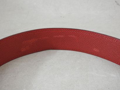 HERMES - Paris
Reversible link belt, red...