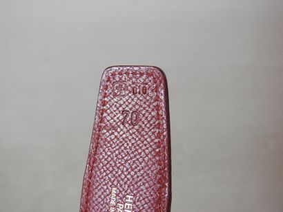 HERMES - Paris
Reversible link belt, red...