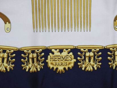 HERMES - Paris
Hand-rolled silk square 