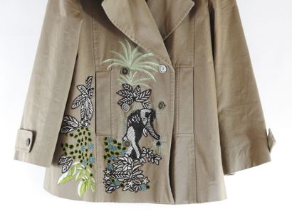 Alberta FERRETTI
Manteau croisé en coton...