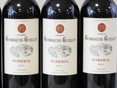 5 bottles 
Château Gombaude-Guillot , Pomerol,...
