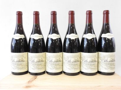 6 bottles 
Monthélie, Les Sous-Roches, Domaine...