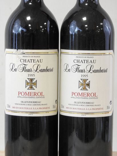 2 bottles 
Château La Fleur Lambaret, Pomerol,...