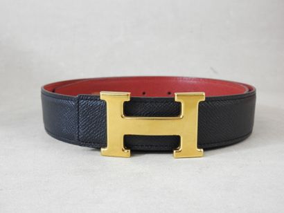 HERMES - Paris
Reversible link belt, red...