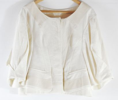 KENZO Défilé
Two-tone cream cotton bolero,...