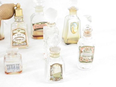 PERFUMES
Lot of 16 empty bottles with mostly...