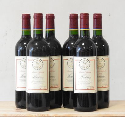 6 bottles
Lafite - Bordeaux - Réserve Spéciale...