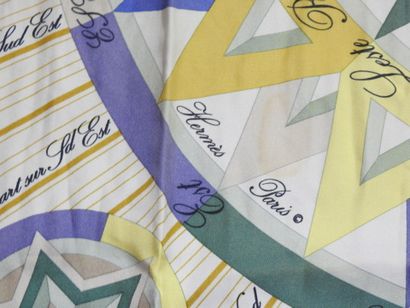 HERMES - Paris
Hand-rolled silk square 