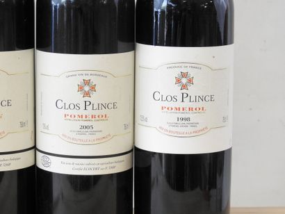 4 bottles 
Clos Plince, Pomerol,1998 (x1)...