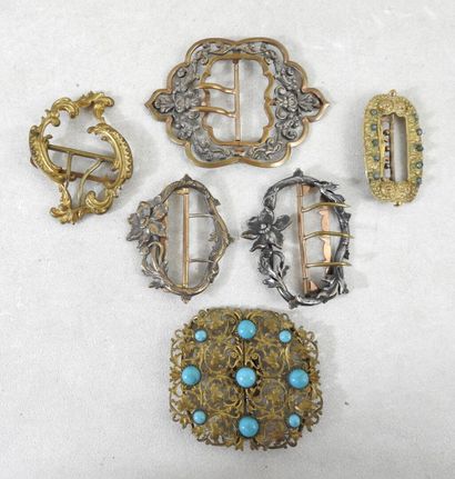FASHION
Reunion of 6 silver-plated metal...