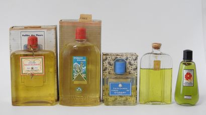 PERFUMS
Eau de Cologne lot including : 
-...