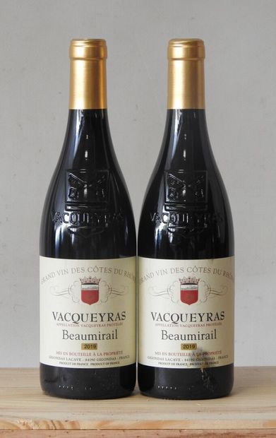 2 bottles
Vacqueyras - Beaumirail - 2019...