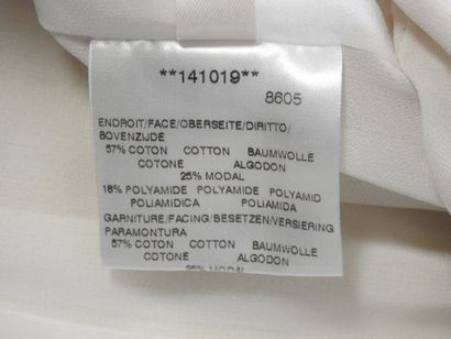 WEILL
White cotton-polyamide jacket with...