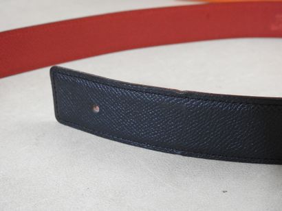 HERMES - Paris
Reversible link belt, red...