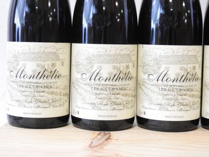 6 bottles 
Monthélie, Les Sous-Roches, Domaine...