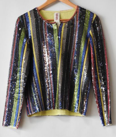 KENZO - Fashion show
Jacket decorated with...