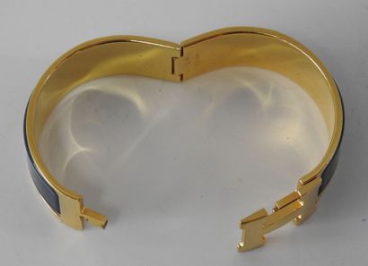 HERMES - Paris
Clic H model bracelet in gilt...