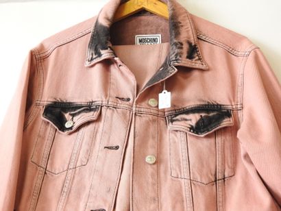 MOSCHINO Jeans
Set n washed pink cotton and...