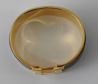 HERMES - Paris
Clic H model bracelet in gilt...