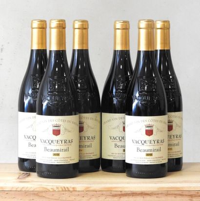 6 bottles
Vacqueyras - Beaumirail - 2019...
