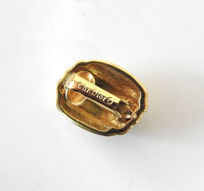 Christian DIOR
Pair of gilded metal ovoid...