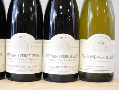 6 bottles 
1 bottle Pernand-Vergelesses,...
