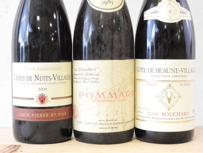 3 bottles 
1 bottle Pommard, Raoul Clerget,...
