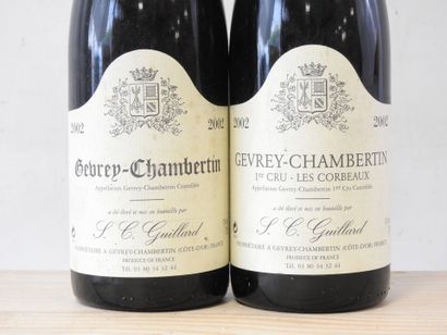 2 bottles 
1 bottle Gevrey-Chambertin, premier...